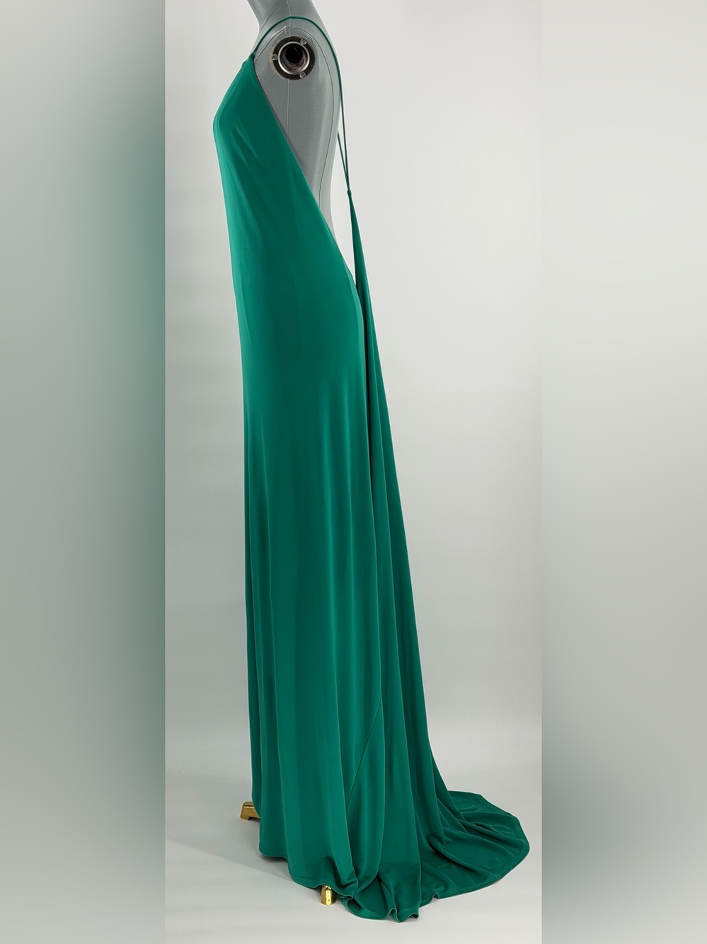 🆕 RAT & BOA 🧿 NWOT Amora Back Draped Jersey Dress, Green - Sz M - Picture 10 of 16